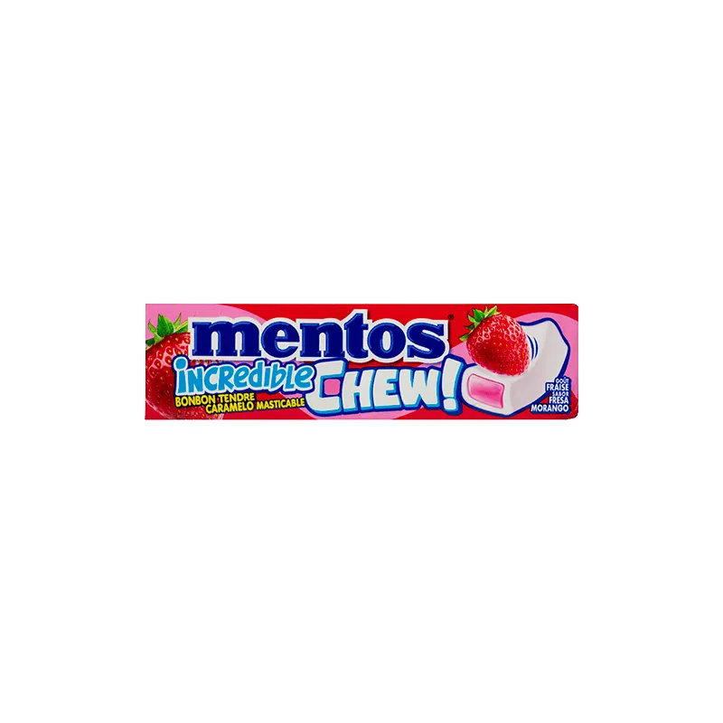 MENTOS INCREDIBLE CHEW MORANGO