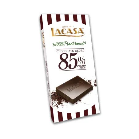 TABLETE LACASA  CHOC. 85% CACAU PLANT BASED 100GR