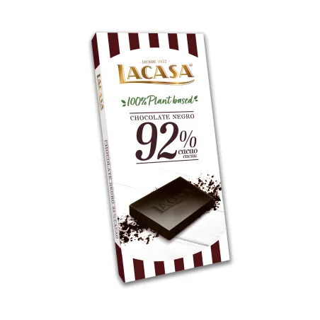 TABLETE LACASA CHOC 92% CACAU 100G
