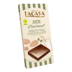 LACASA TABLETE LEITE VEGETAL 100G C/20