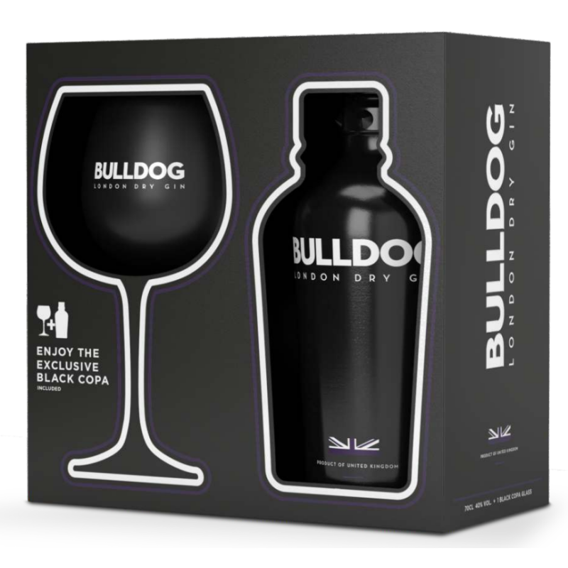 BULLDOG GIN  75CL C/ COPO