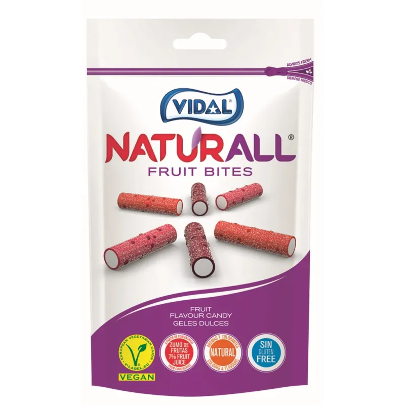 VIDAL FRUIT & BITE S/GLUTEN 180G