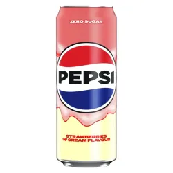 PEPSI ZERO TREATS STRAWBERRY SLEEK 33CL SDR