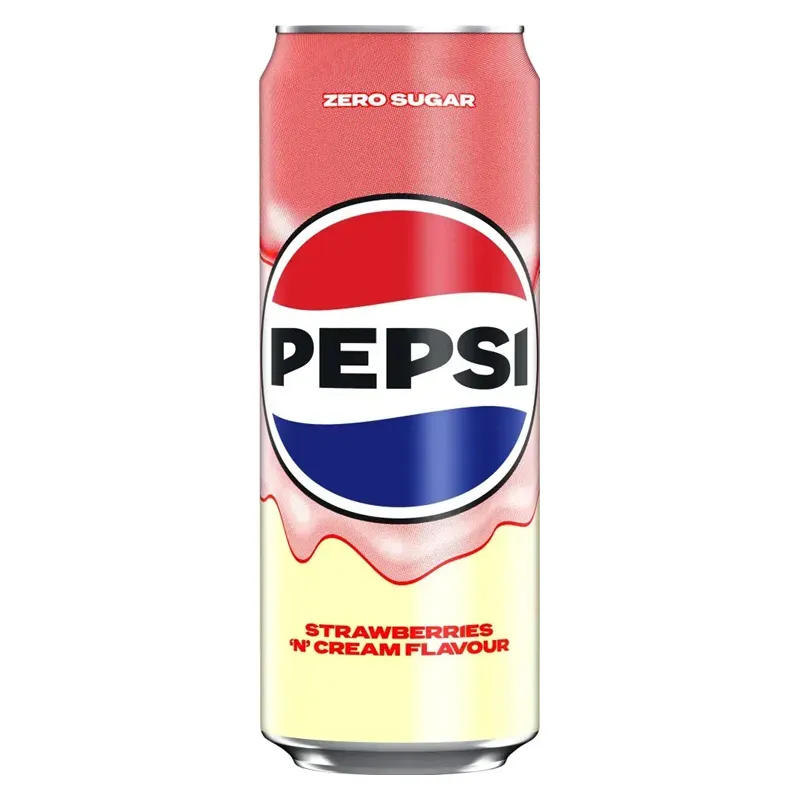 PEPSI ZERO TREATS STRAWBERRY SLEEK 33CL SDR