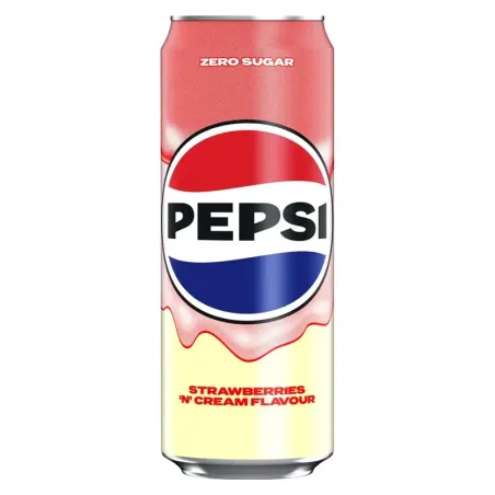 PEPSI ZERO TREATS STRAWBERRY SLEEK 33CL SDR