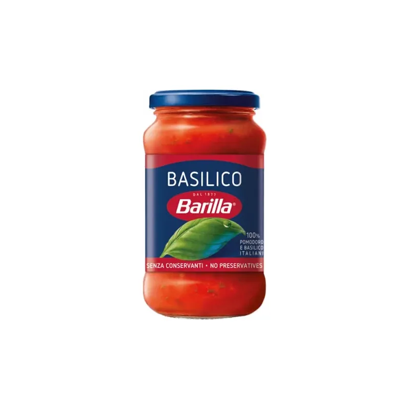 BARRILLA MOLHO BASILICO 400GR
